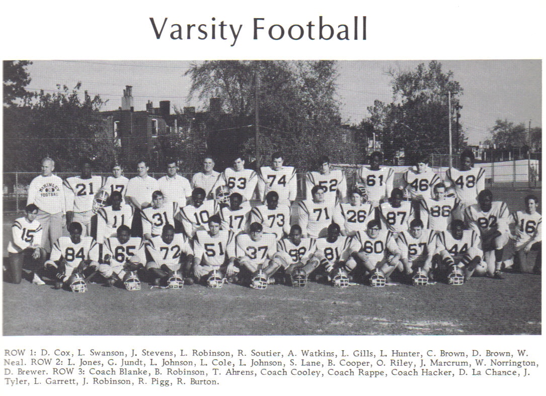 1971 Varsity Football