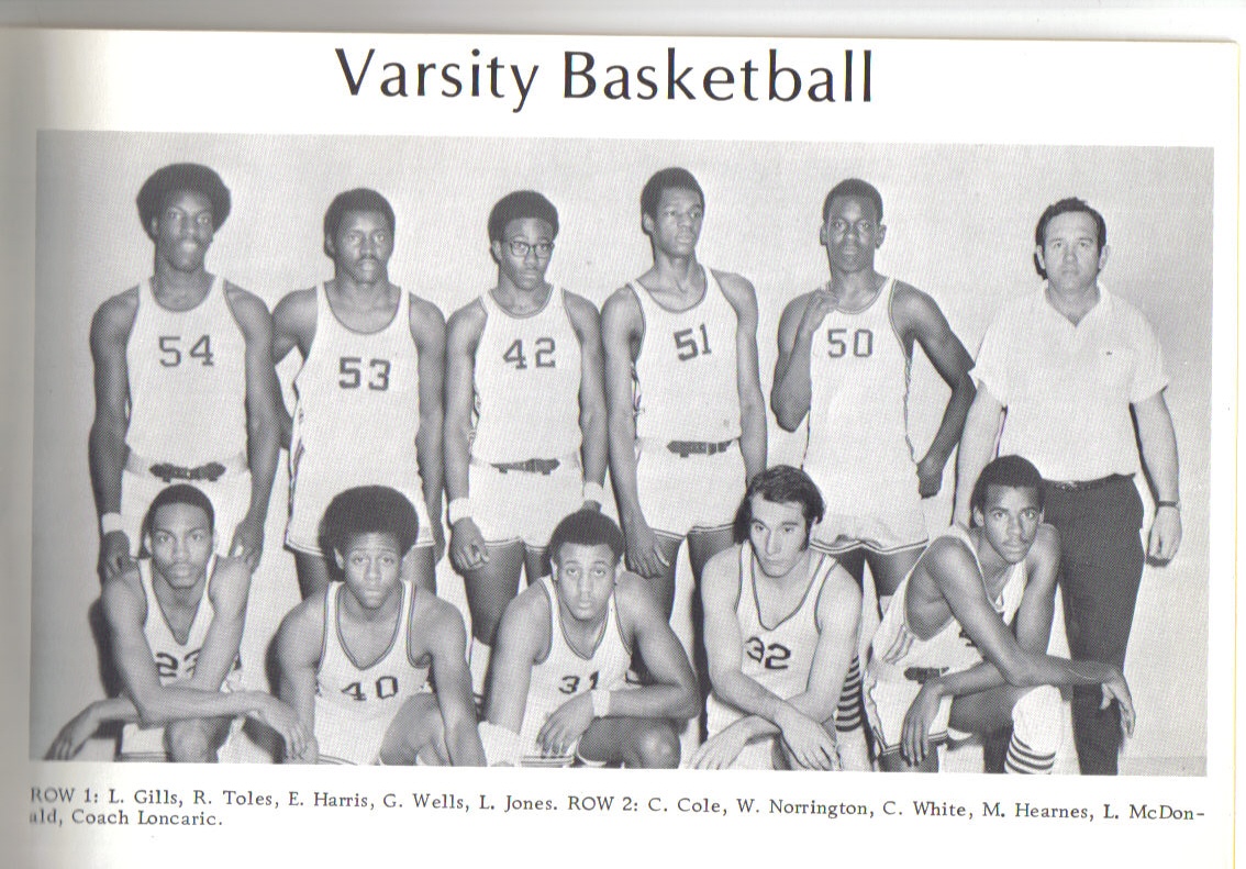 1971 Mckinley Basketball Team